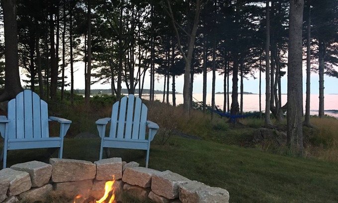 East Boothbay Apartamento | Boothbay / Ocean Point 1/1 Apartamento con aire acondicionado frente al mar