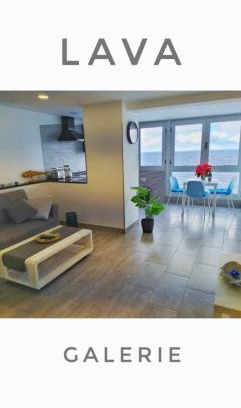 Los Realejos Apartamento | Lavagalerie Meeresblick 1 Reihe