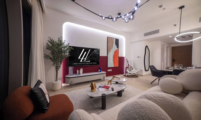 Trade Center Apartamento | Lavish House On 54th Floor With Best Burj Khalifa View Connected To Dubai Mall