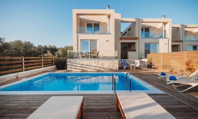 Psarou Villa | Lavish Zakynthos Villa | Villa Helios Serenity | 3 Bedrooms | Private Pool | Furnished Sun Terrace | Shaded Outdoor Dining Area | Furnished Balcony with Amazing Sea Views | Prime Location | Zakynthos