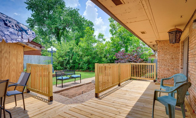 Lawton Casa | Lawton Home w/ Deck, Near Casinos + Museums!