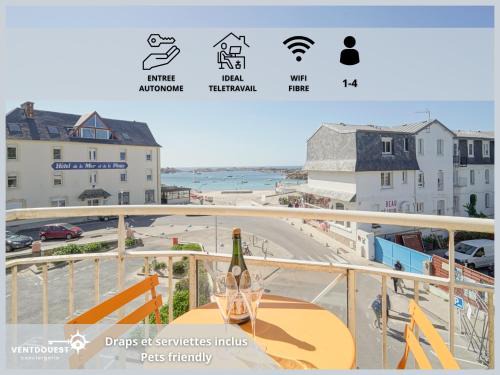 Tregastel Apartamento | Le 123 Armoric - Balcon vue mer - 50m de la plage - Confort et moderne - 70m2