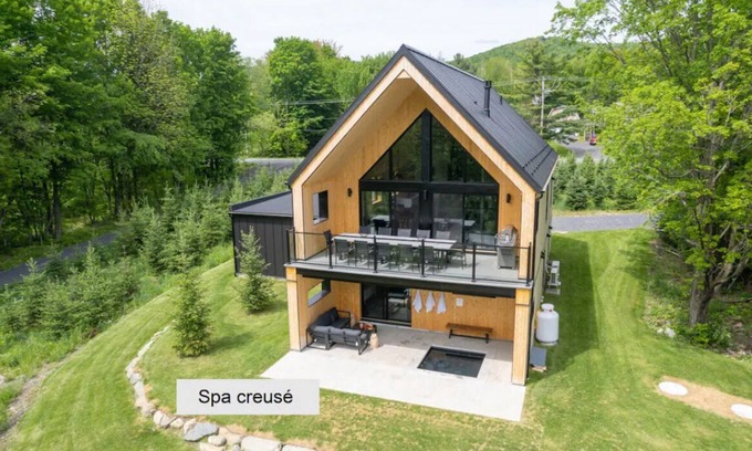 Shefford Chalet De Esquí | ⭐️ LE 1792 ⭐️ Design & Spa - Chalet Scandinave!