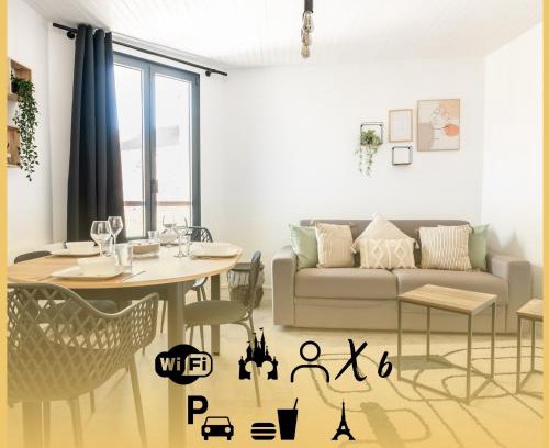 Crecy-en-Brie Apartamento | Le 27 - Appartement Cosy - Disney 15min