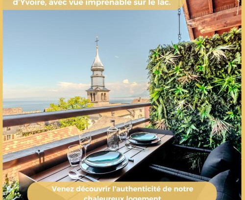 Yvoire Apartamento | Le Balcon du Lac I T2 I Cité d'Yvoire