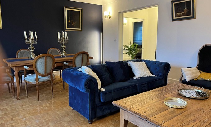 Boulogne-sur-Mer Apartamento | Le Baron Bucaille comfortable apartment facing the beach with sea view.