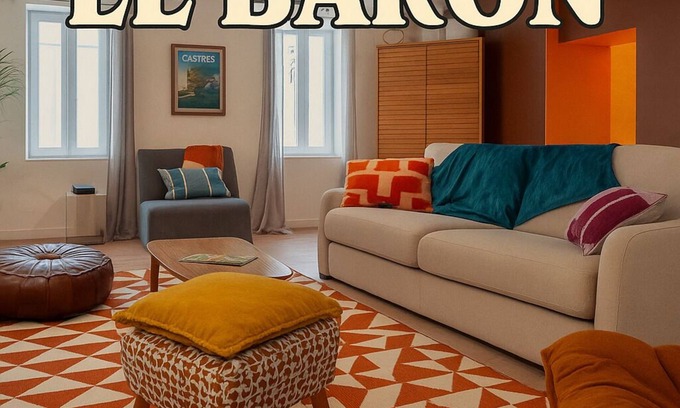 Castres Apartamento | Le Baron - hyper center - air conditioning/closed garage/terrace