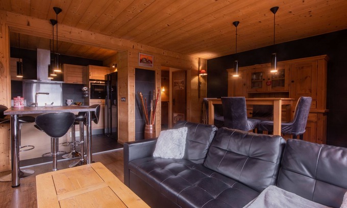 La Giettaz Apartamento | Le Borderan - Dos Habitaciones Piso, Capacidad 4