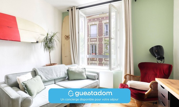 Anatole France Danton Apartamento | Le Casimir - 600m Gare - Petfriendly