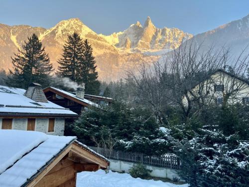 Les Praz-de-Chamonix Apartamento | Le Chaney - T2 dans chalet - Massif du Mont-Blanc