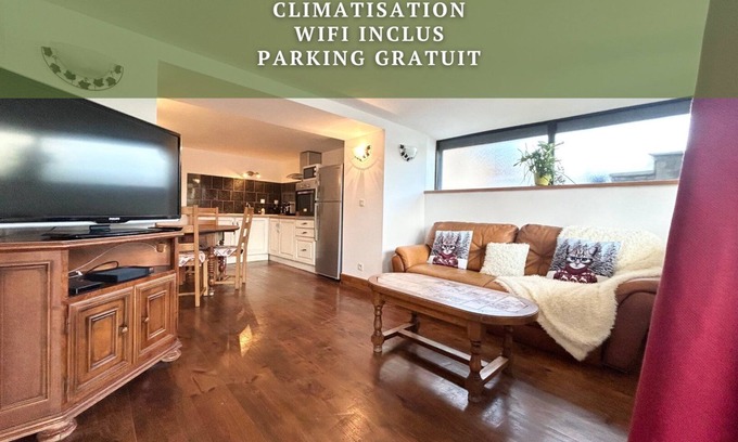 Saint-Pierre-d'Albigny Apartamento | Le chat de lamartine - air conditioning, parking, wifi - clg savoie