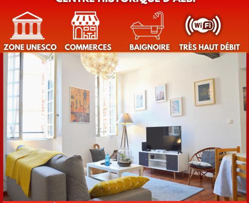 Albi Apartamento | Le Chaud Vin - Centre historique Albi - Zone Unesco - Animaux acceptés