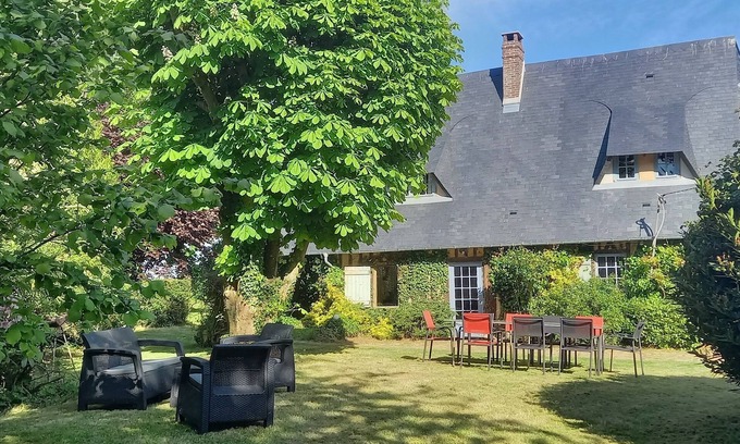 Angiens Cabaña | Le clos de silleron: tradición y parque paradisíaco cerca de la playa.