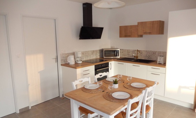 Eu Casa | Le CLOS DU LITTORAL NORMAND, single-storey house near the sea