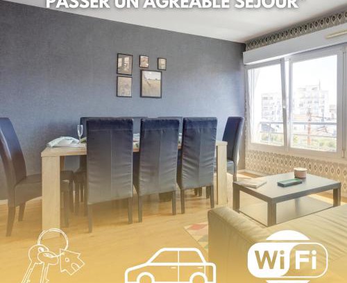 Reims Apartamento | Le cocon Champenois-Parking, centre & Tram