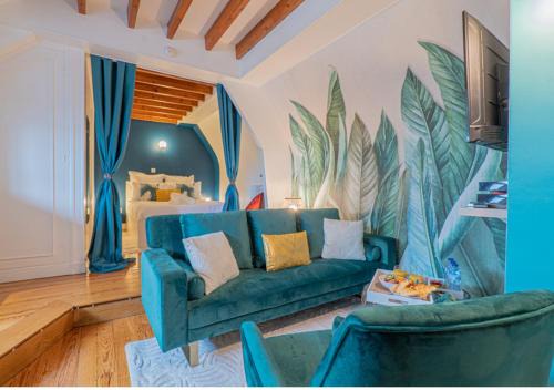 Evreux Apartamento | Le Cocon de la Cathédrale - Hypercentre Evreux - Jungle Chic - Vue sur l'Iton et Cathédrale