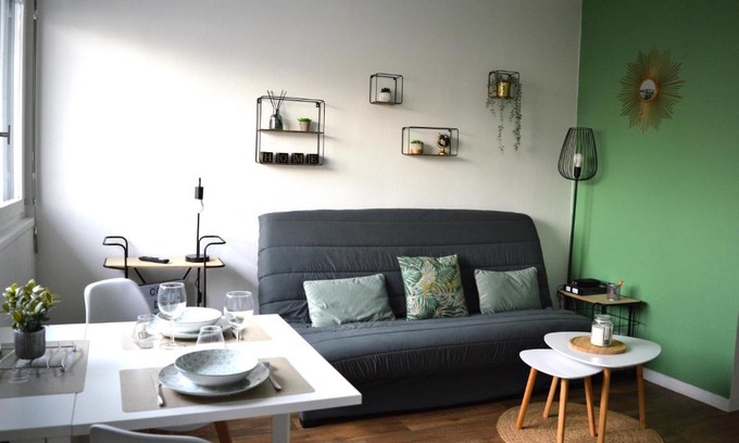 Courseulles-sur-Mer Apartamento | Le Cocon de Nacre - à 300m de la plage - wifi