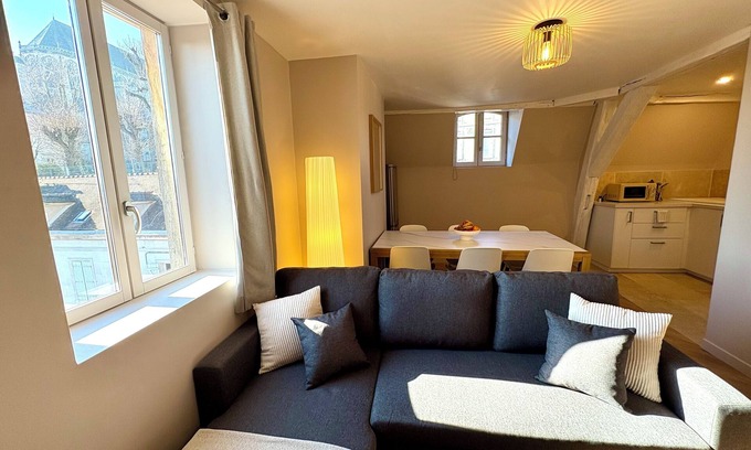 Auxerre Apartamento | Le cocon des Quais, Le cocon des Quais - downtown Auxerre