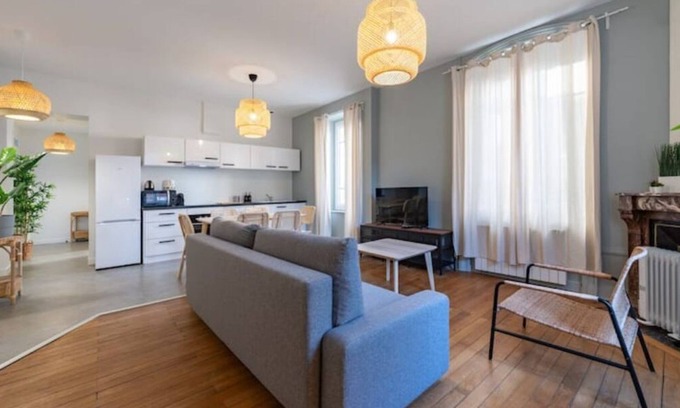 Tonkin Sud Apartamento | Le Cocon Urbain T3 Pour 6 Personnes Avec Parking