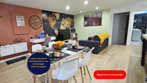 Bram Apartamento | LE CONCORDE-WIFI-Clim-Parking-3étoiles-OcKeys
