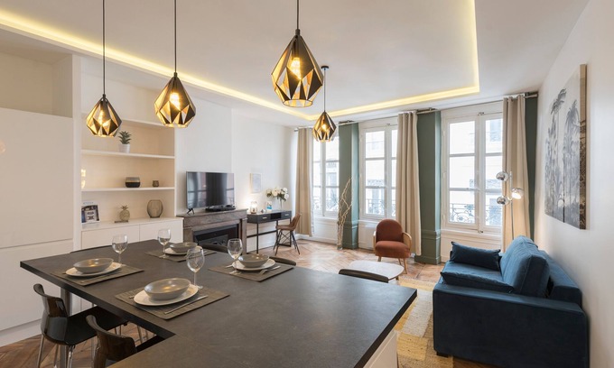 Bellecour - Hotel Dieu Apartamento | Le Confident - Grand T2 au coeur de Lyon
