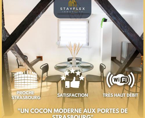 Schiltigheim Apartamento | Le Cosy du Brasseur - Magnifique Duplex Schiltigheim, Proche Strasbourg