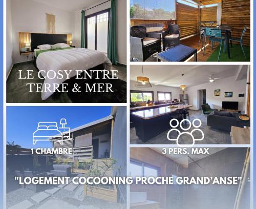 Petite-Ile Casa | Le Cosy entre Terre & Mer, proche Grand'Anse