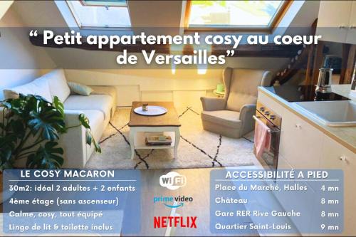 Notre-Dame Apartamento | Le Cosy Macaron - Au cœur de Versailles
