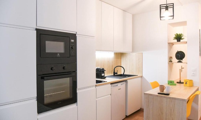 La Plage Apartamento | Le David - Studio avec balcon à 100m des plages