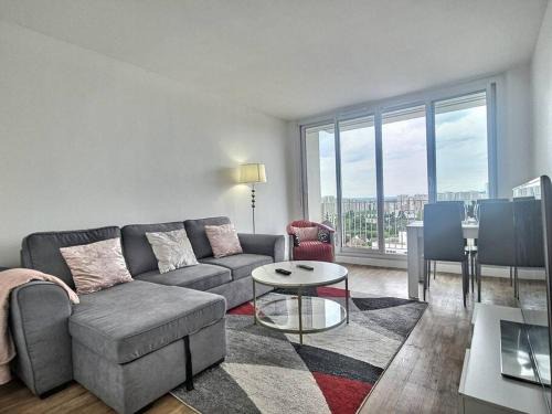 Epinay-sur-Seine Apartamento | Le dix-septième ciel vue sur la tour Eiffel