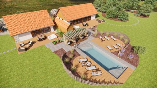 La Chapelle-devant-Bruyeres Casa | Le domaine d Isa piscine et Spa
