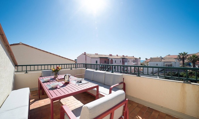 Sainte-Marie-Plage Apartamento | Le Duplex de Monique - Beau Duplex proche plage