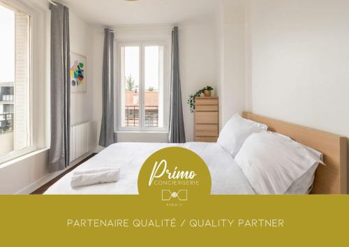 Asnieres-sur-Seine Apartamento | Le Dupont - Métro 13, 20 min Champs-Elysées