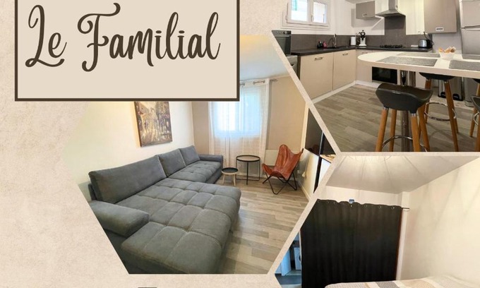 Meythet Apartamento | Le Familial - Calme et convivial