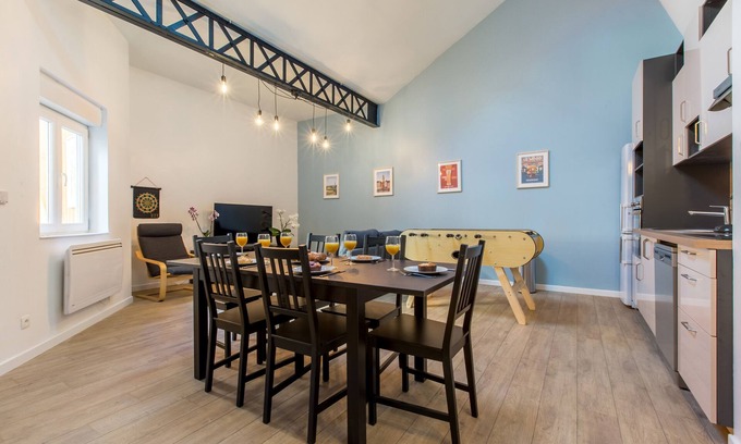 Tourcoing Apartamento | Le Flamand Déco du Nord, Jeux, Babyfoot!
