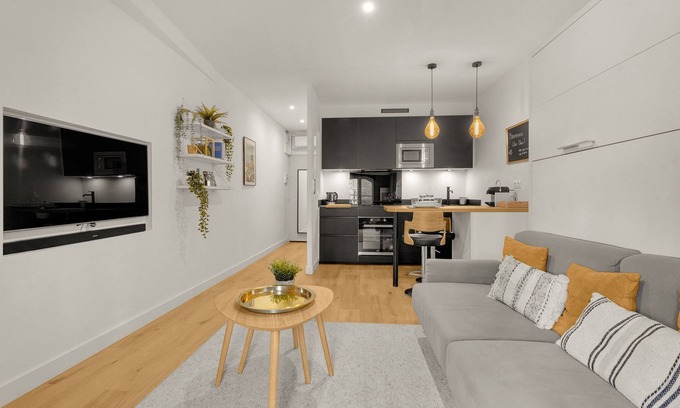 Victor Hugo District Apartamento | Le Floral - Cosy studio climatisé avec Parking privé et Netflix