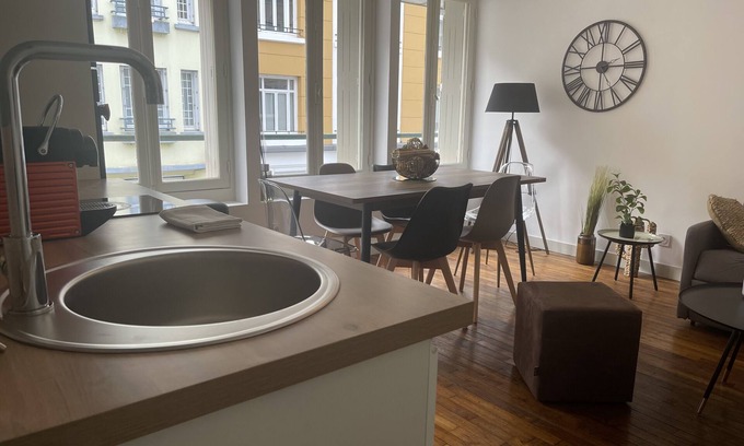 Lorient Apartamento | Le Gambetta 4 - halles de Merville - T3 - centre ville