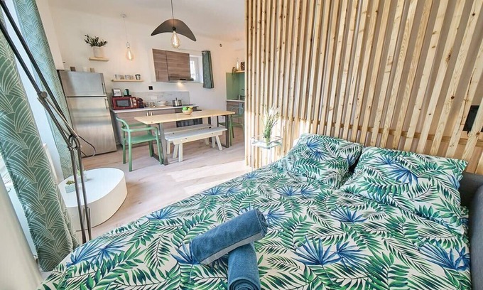 Les Poulettes Apartamento | Le Globe Trotter 8 pers avec terrasse Gratte Ciel