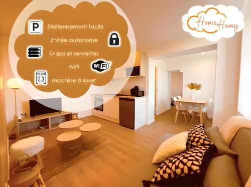Montlucon Apartamento | Le Golden Garden - Home Homy