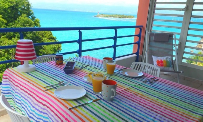 L'Houezel Apartamento | Le Gosier: Dúplex T3 acogedor - Vistas impresionantes