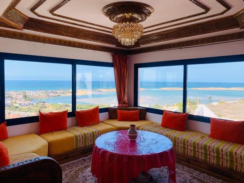 Oualidia Apartamento | Le grand château Vue sur Mer uniquement les familles