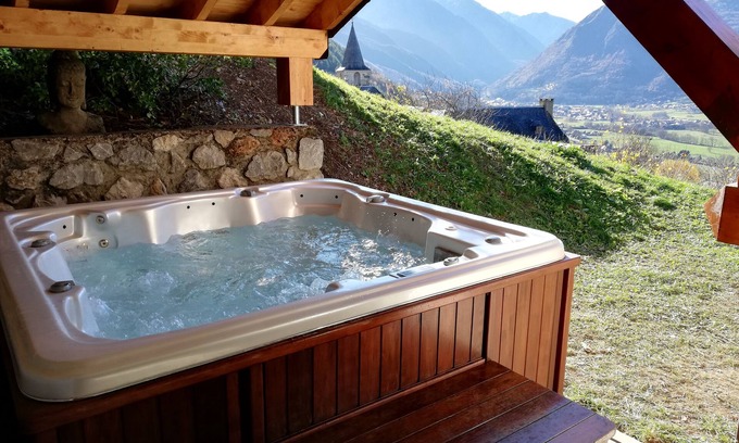 Camparan Chalet De Esquí | Cabaña de lujo con SPA y SAUNA para 8 a 10 personas cerca de ST-LARY SOULAN