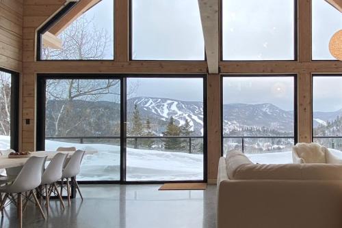 L'Anse-Saint-Jean Chalet De Esquí | Le Harfång - Vue imprenable - Sauna - 3min du Mont