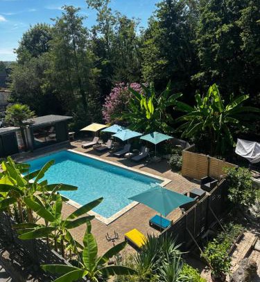 Larche Apartamento | Le Havre de paix vue sur piscine