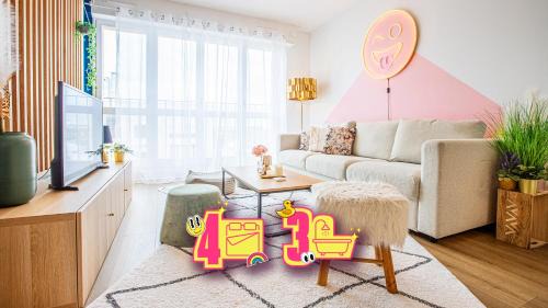 Troyes Apartamento | Le Joyeux - Idéal Groupe - Parking Gratuit