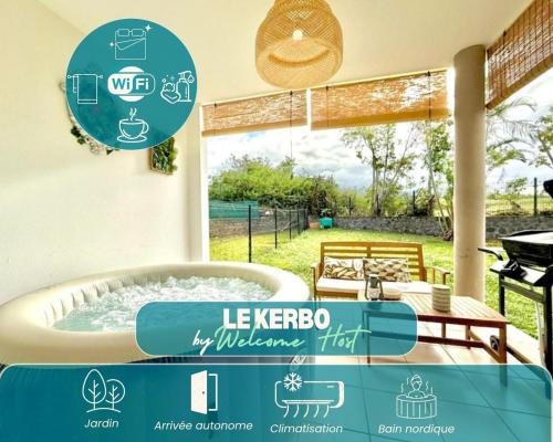 Bras-Panon Apartamento | Le Kerbo, Calme & Jacuzzi privé à Bras-Panon