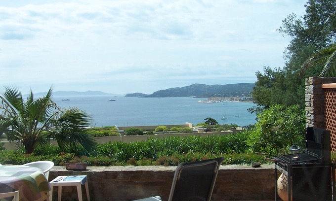 Le Lavandou Villa | Le Lavandou, Villa 80m2, Sur completo, Vista panorámica sobre puerto y mar