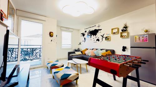 Bussy-Saint-Georges Apartamento | Le Lion d'or - Parking - Netflix - Wifi - Nerf