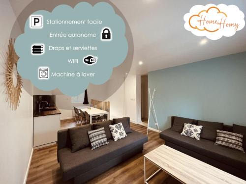 Saint-Florent-sur-Cher Apartamento | Le Loft Scandinave - Home Homy