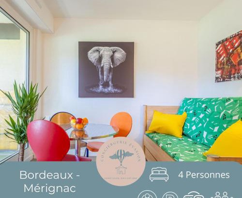 Merignac Apartamento | Le Mérignac Cozy Corner